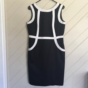 Black & White Sheath Dress Worthington Size 12